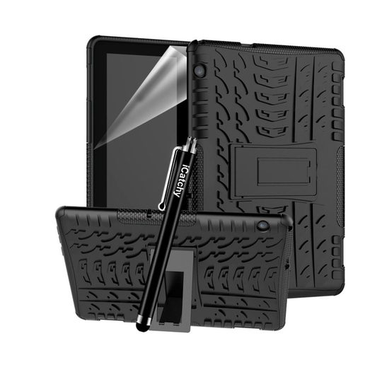 (Black) For Mediapad T5 (10.1 Inch) 2018 Shock Proof Case