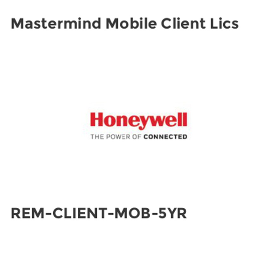 Honeywell Mastermind Mobile Client Lics- you get 3