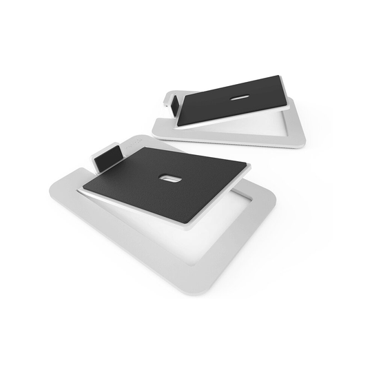 (White) Kanto S6 Large Desktop Speaker Stands