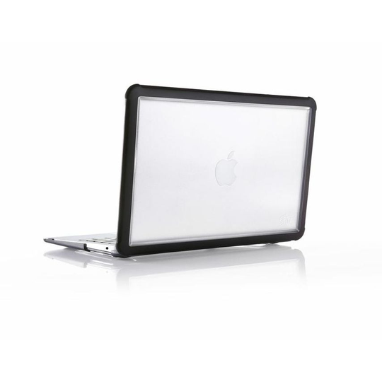 STM Dux 13 Inch Macbook Air Retina 2018 2020 Notebook Case Transparent Black Sli