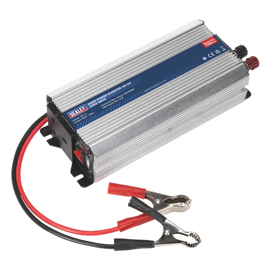 Sealey Power Inverter 500W 12V DC - 230V 50Hz