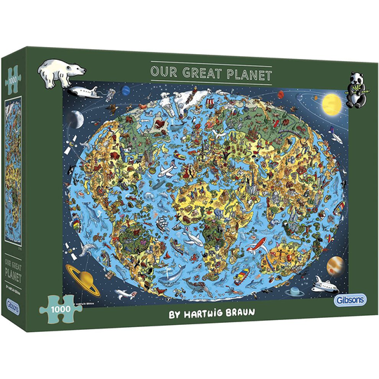 Gibsons 1000 Piece Our Great Planet Jigsaw Puzzle
