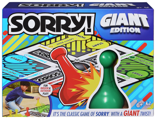 Giant SORRY! Classic Family Board Game