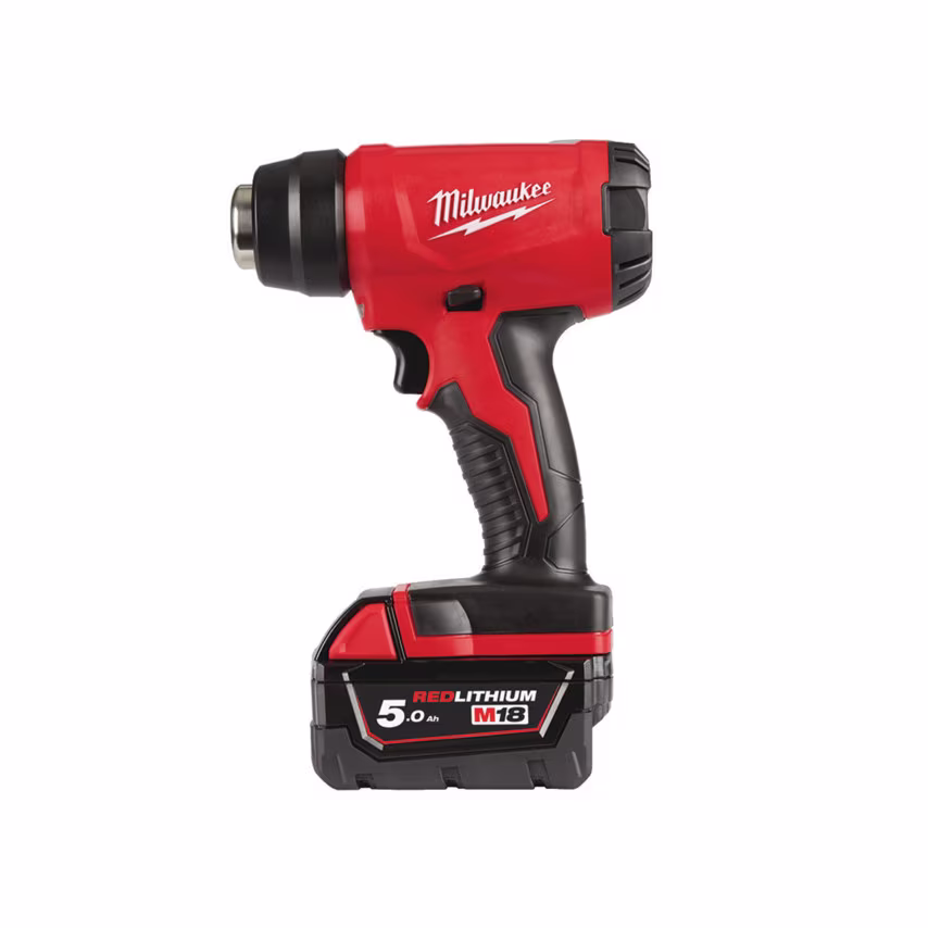 M18 HEATGUN 2 X 5.0AH BATTERIES,CHARGER, BMC