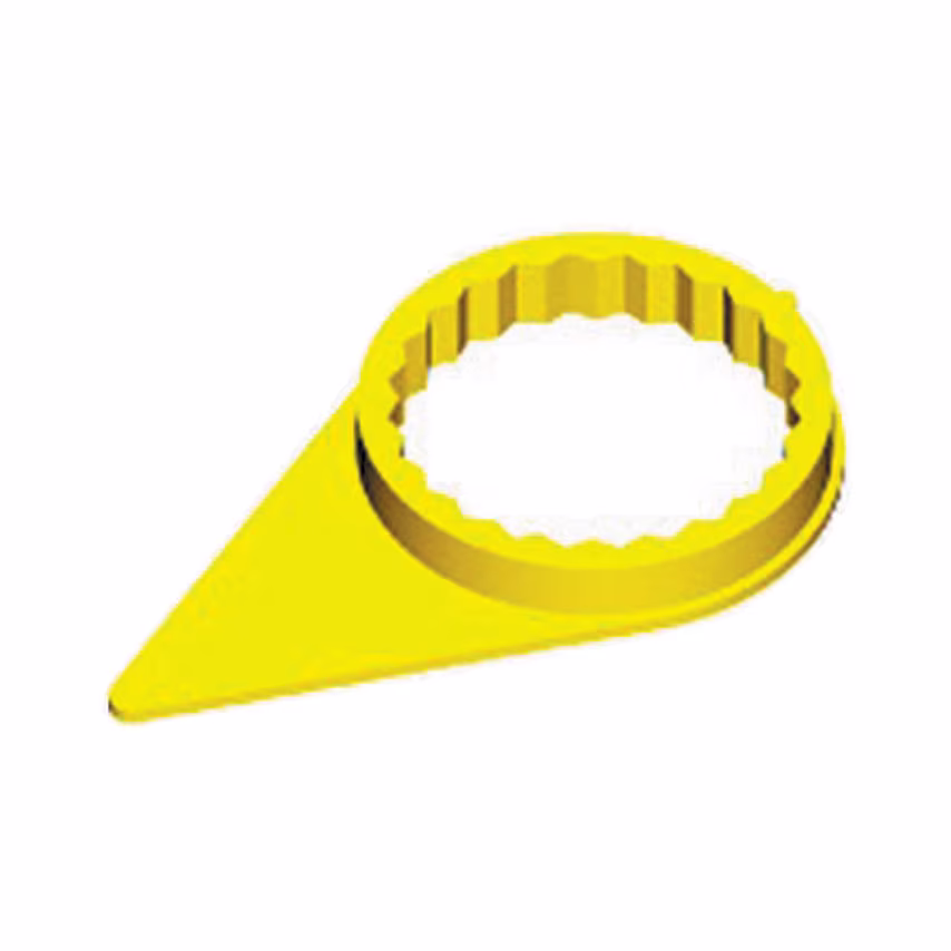 33mm Yellow Wheel Nut Indicators, Pack of 100