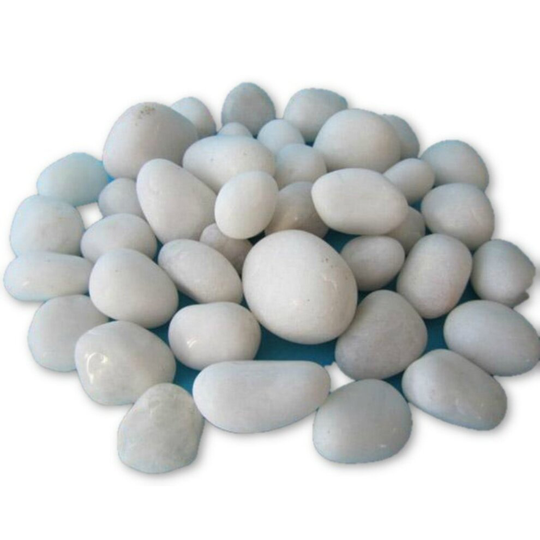 (5 Kilo) White Pearl Stones Pebbles 10-30mm