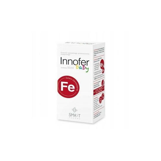 Innofer Baby, iron suspension, żelazo elementarne ,50 ml