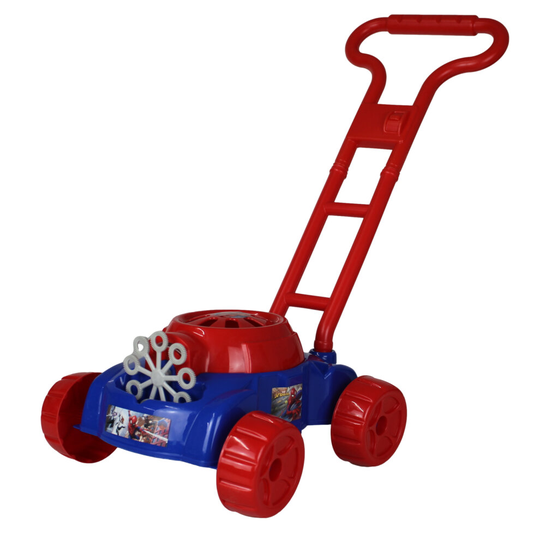 Marvel Spiderman Motorized Bubble Mower Push Along Children Toy Lawn Outdoor