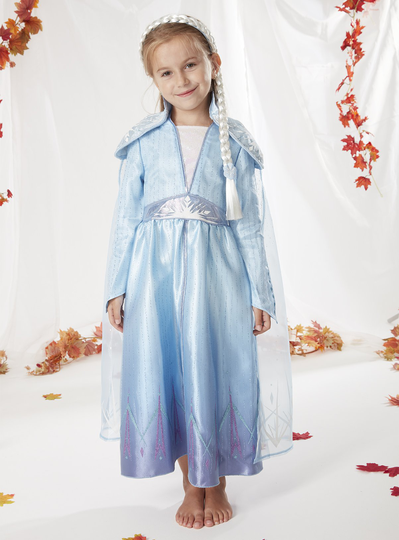 Disney Frozen 2 Elsa Blue Costume - 5-6 years