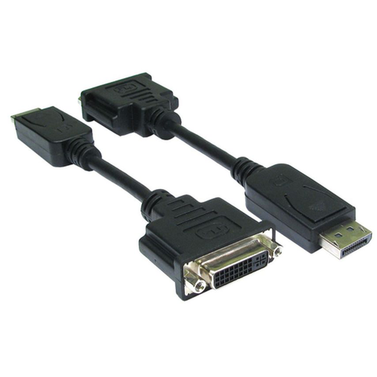 Cables Direct Cables 15CM Dspyp M-DVI-I Dlink F Black ADP