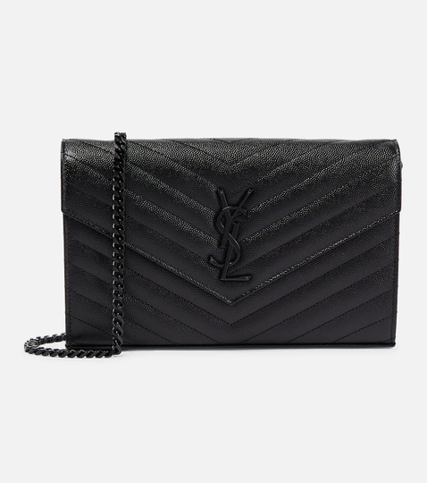Cassandre leather wallet on chain