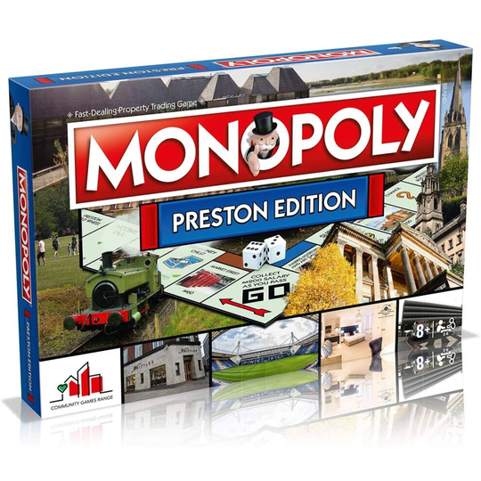 Winning Moves Monopoly Preston Board Game