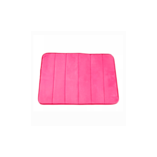 (Rose-Style, 50cmx80cm) Water Absorbent Memory Foam Soft Non-Slip Bath Mat