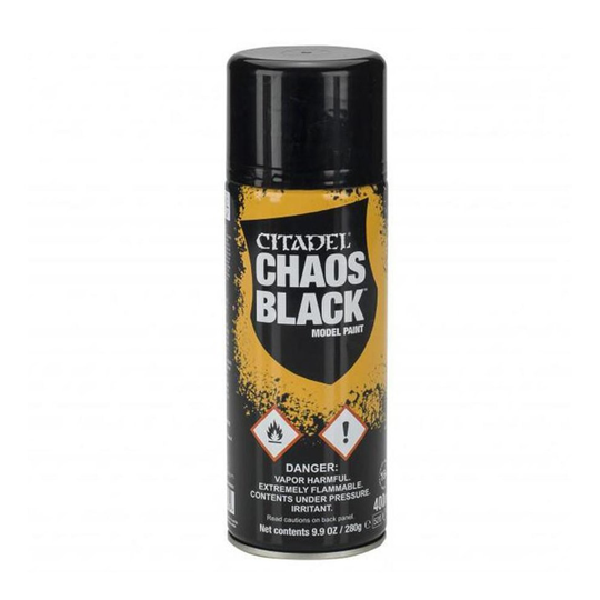 Warhammer Paint: Chaos Black Spray