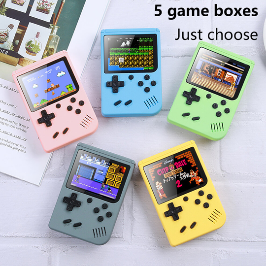 (Green) Handheld Game Players Portable Retro Video Console