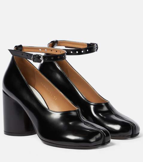 Tabi leather Mary Jane pumps