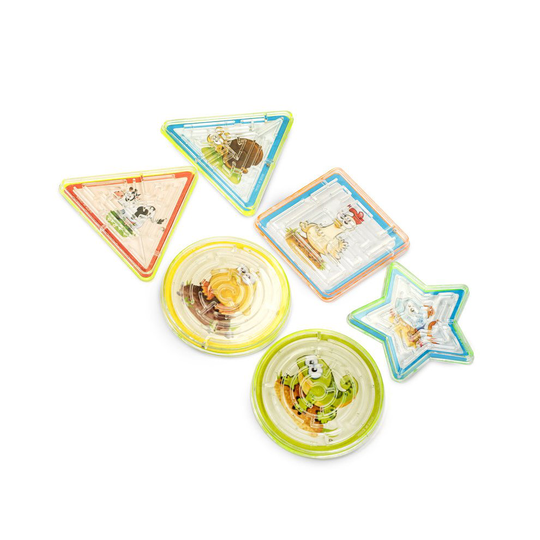 Maze Puzzles - Pk6 - Party Bag Toy Filler Novelty Gifts Games Gadgets Kids - party bag toy filler maze puzzles pk6 novelty gifts games gadgets kids