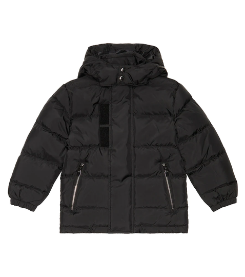 Logo puffer coat