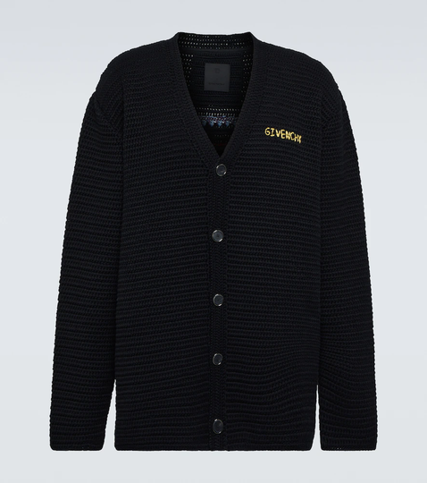 Knit cotton cardigan