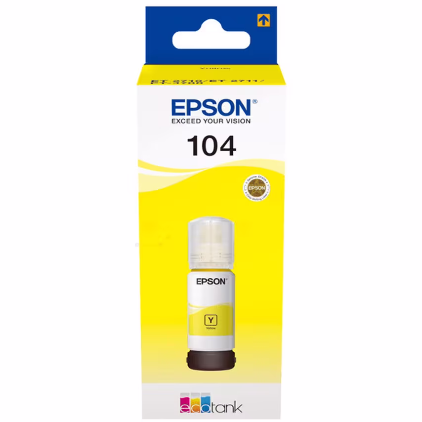 Epson Epson 104 Yellow Ink Bottle 70ml - C13T00P440