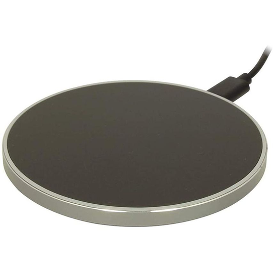 Rapoo XC150 Wireless Qi Charging Pad Silver Fast Charging Elegant Glass Top Fini