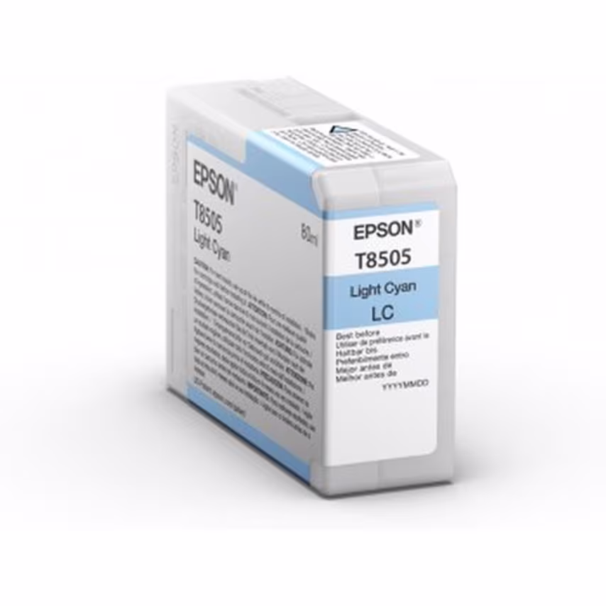 Epson Ink Medium Volume T850500 SIN 1X80 ML Photo Light Cyan