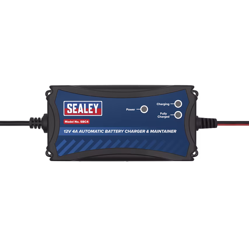 Sealey Battery Charger 12V 4A Fully Automatic