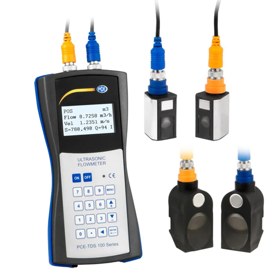 PCE Instruments Ultrasonic Flow Tester Kit PCE-TDS 100HSH