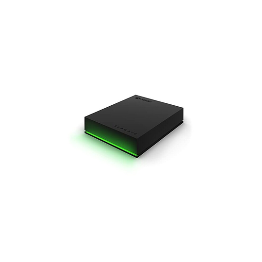 Seagate Game Drive for Xbox, 4TB, External Hard Drive Portable, USB 3.2 Gen 1, Black with built-in green LED bar, Xbox Certified, 2 year Rescue