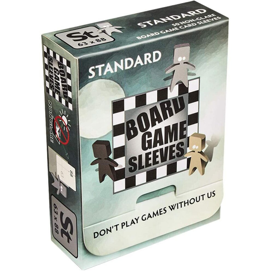Board Game Sleeves Non Glare- Standard (fits cards of 63x88mm)