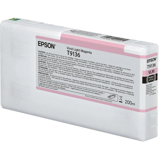 Epson Epson T9136 Vivid Light Magenta Ink 200ml - C13T913600