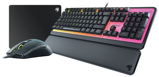 ROCCAT 3-in-1 RGB Gaming Keyboard, Mouse & Mousepad Bundle