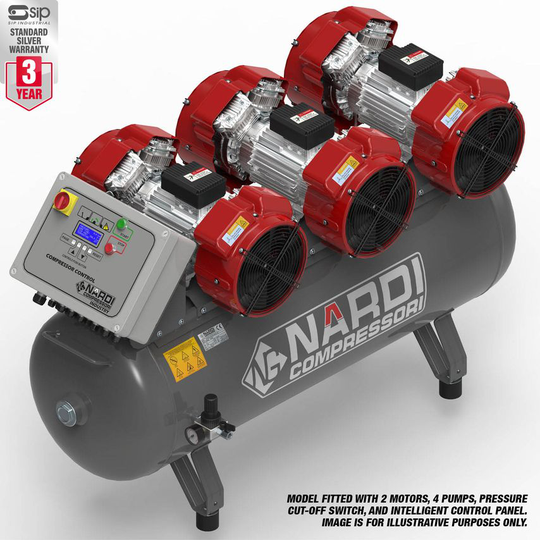 Nardi NARDI EXTREME MP 6HP 270ltr 21BAR Compressor with Panel
