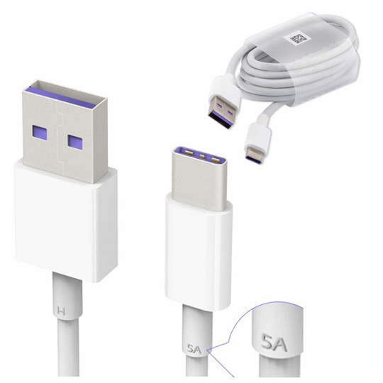 Genuine Huawei HL1289 5A USB 3.1 Type C Superfast Charging Cable