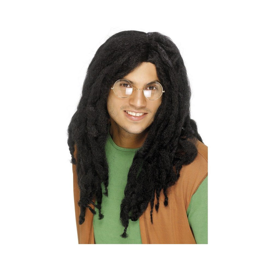 Dreadlock Wig, Brown - wig brown fancy dress mens rasta dreadlock dreadlocks new jamaican costume party smiffys bobsleigh team 90s