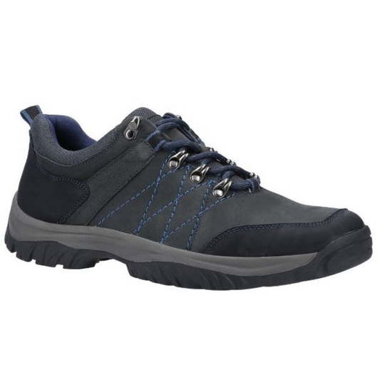 (10 UK, Navy) Cotswold Mens Toddington Lace Up Nubuck Leather Shoe