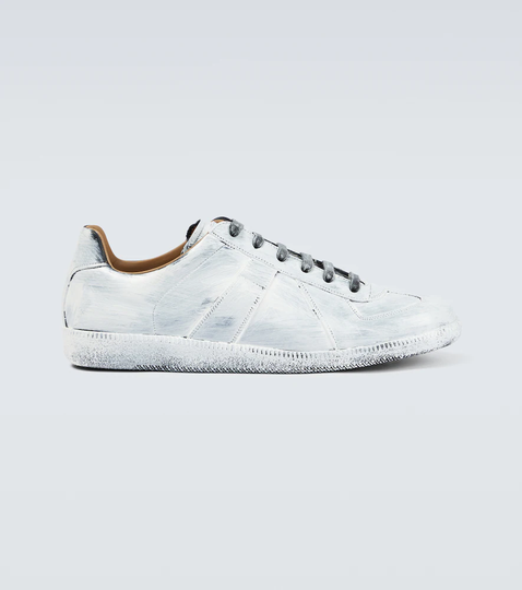 Replica painted sneakers