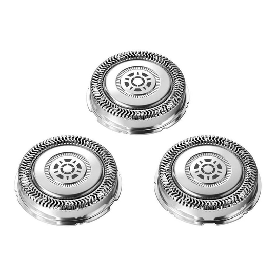 Philips Shaver Series 7000, 5000 Replacement Shaving Heads, SteelPrecision Blades Fits all S7000; Fits Angular-Shaped S5000