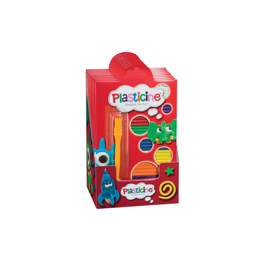 Plasticine Fluro 6 Packs