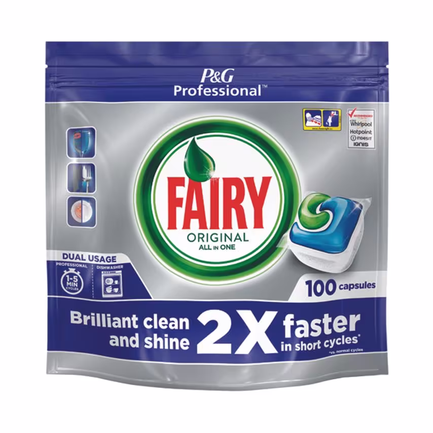 Fairy Original Dishwasher Tablets, Pack of 100 8001090215543