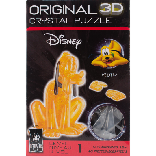 3-D Licensed Crystal Puzzle-Disney Pluto