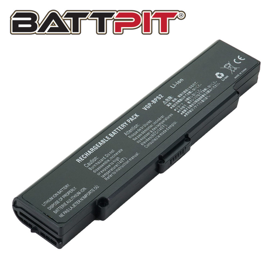 BattPit Battery for Sony VGP-BPS2 VGP-BPS2A VGP-BPS2B VGP-BPS2C VAIO VGN-S72XP VGN-S75MN [6-Cell/49Wh]