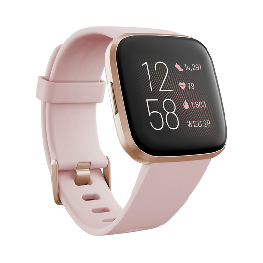 Fitbit Versa 2 Smart Watch - Copper Rose Alu / Petal Band