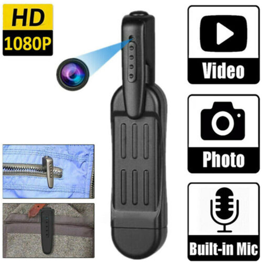 1080P HD Pocket Pen Camera Hidden Spy Mini Body Video Recorder DVR