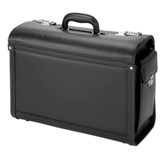 Alassio Alassio Genova Pilot Case Multi-section 2 Combination Locks Leather-look