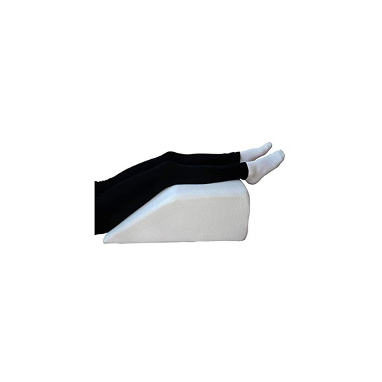 Orthologics Leg Rest Wedge Pillow - Memory Foam Clinical Therapeutic Grade Post Surgery Bed Rest Recovery Leg Back Hip Pain Circulation, Va