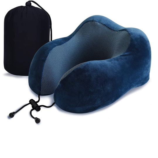 Neck Support Travel Pillow Memory Foam U Shaped Head Rest Plane Soft Cushion