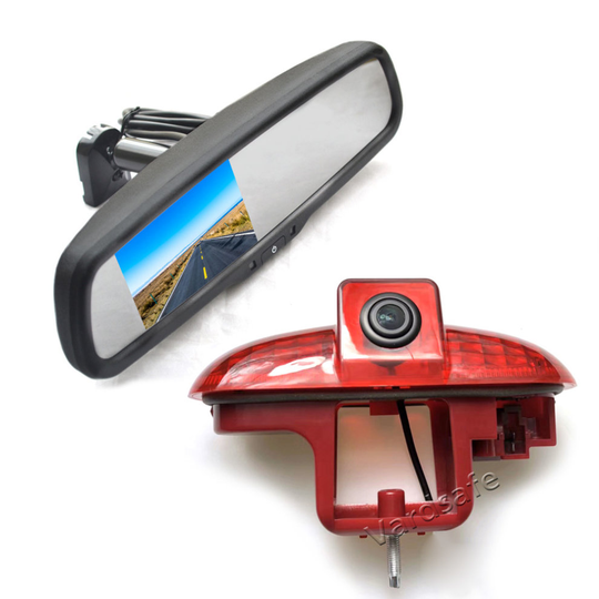 Vardsafe VS811R Reverse Camera & Replacement Rear View Mirror Monitor for Renault Trafic / Vauxhall Vivaro / Opel Combo