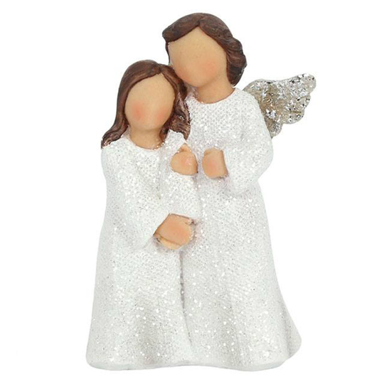 (Kindred Spirits Angel Duo) Glitter Angel Ornaments