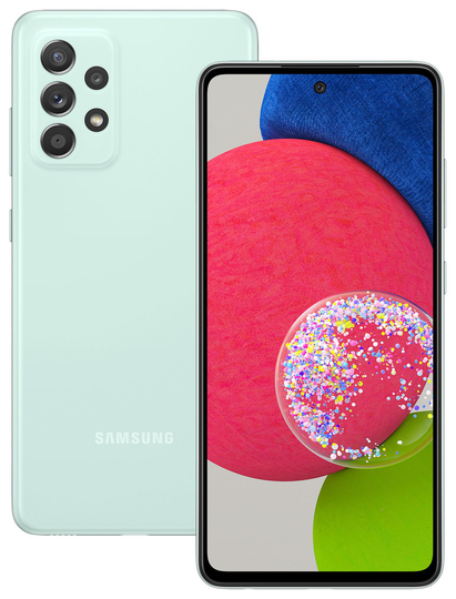 SIM Free Samsung Galaxy A52s 5G 128GB Phone - Mint Green